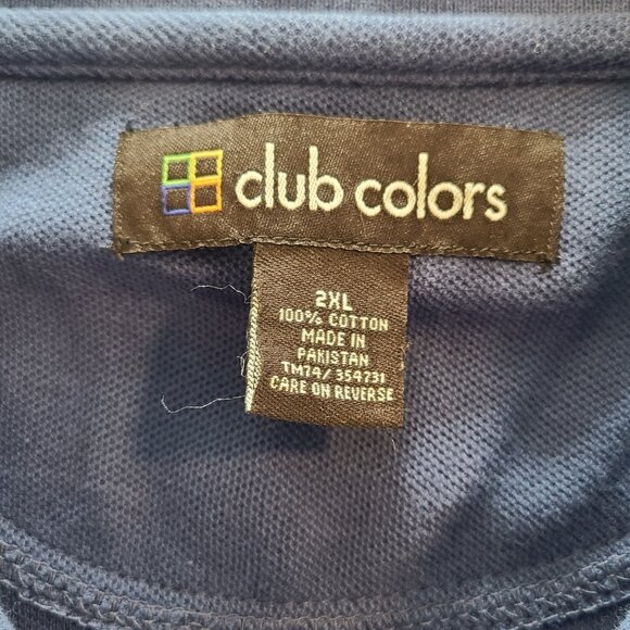 Club Colors Louisiana Tech Bulldogs Polo Shirt 2XL Mens Collegiate NEW - Picture 7 of 8